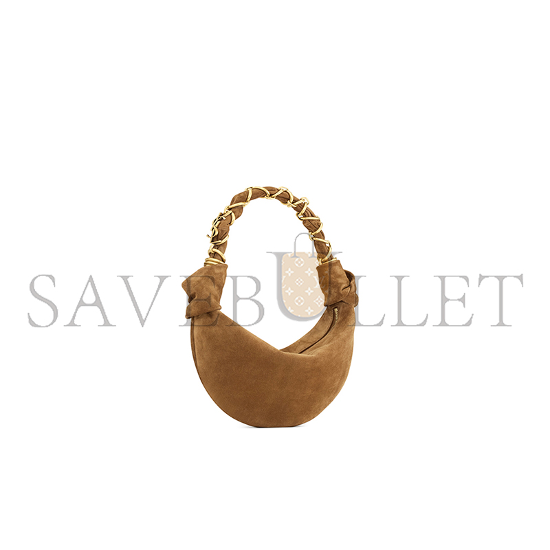 YSL AMALIA MINI HOBO IN SUEDE 8625581U80W2916 (28*12.5*8cm)
